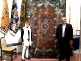 Коровина Валерия, гид с фарси , с  послом Ирана г-ном Саджади